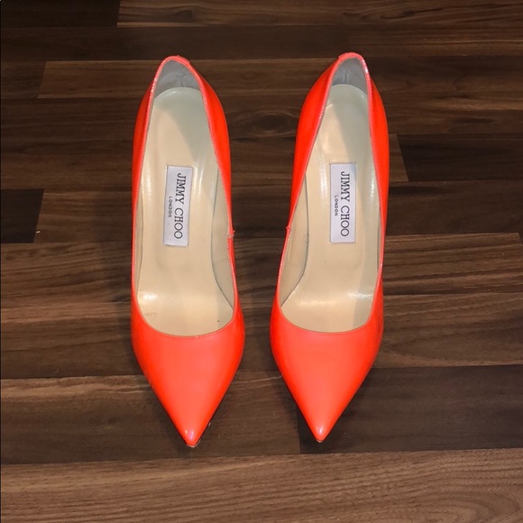 Jimmy Choo Shoes - Jimmy Choo Neo Orange/Peach Pump